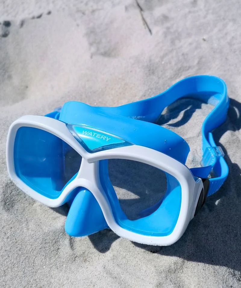 Watery Combo Schnorchelset für Junioren (8-15) - Misu - Blau