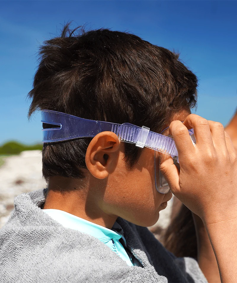 Watery Combo Schnorchelset für Junioren (8-15) - Odine - Weiß