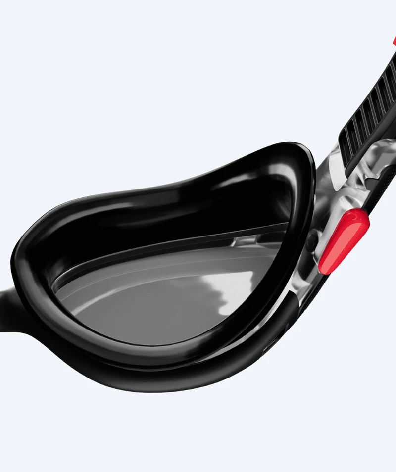 Speedo Schwimmbrille für Freizeitschwimmer - Biofuse 2.0 Mirror - Schwarz/Silber