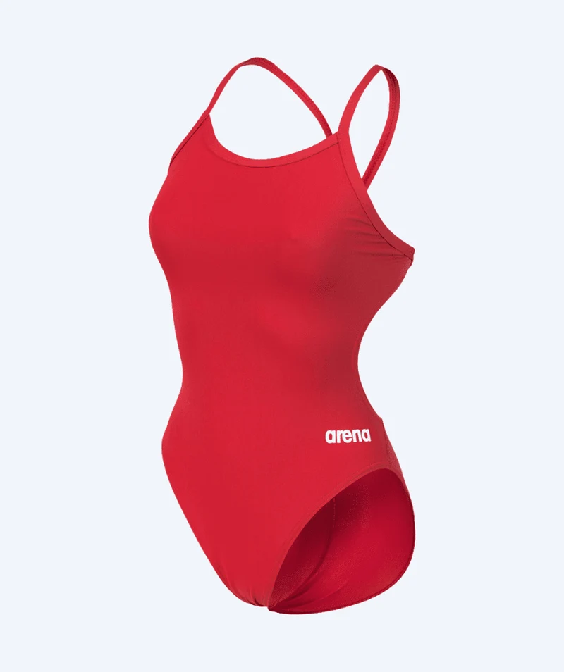Arena Badeanzug für Damen - Team Challenge Solid - Rot