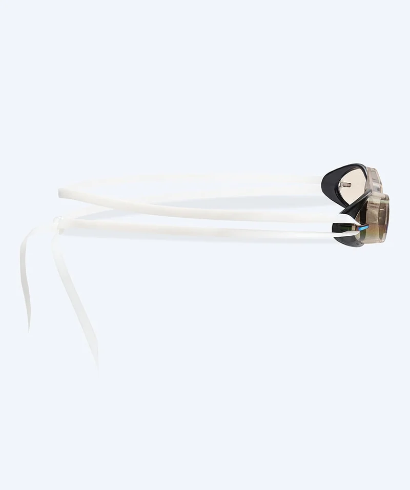 Watery Schwimmbrille - Proflex Swedish Mirror - Weiß/Gold
