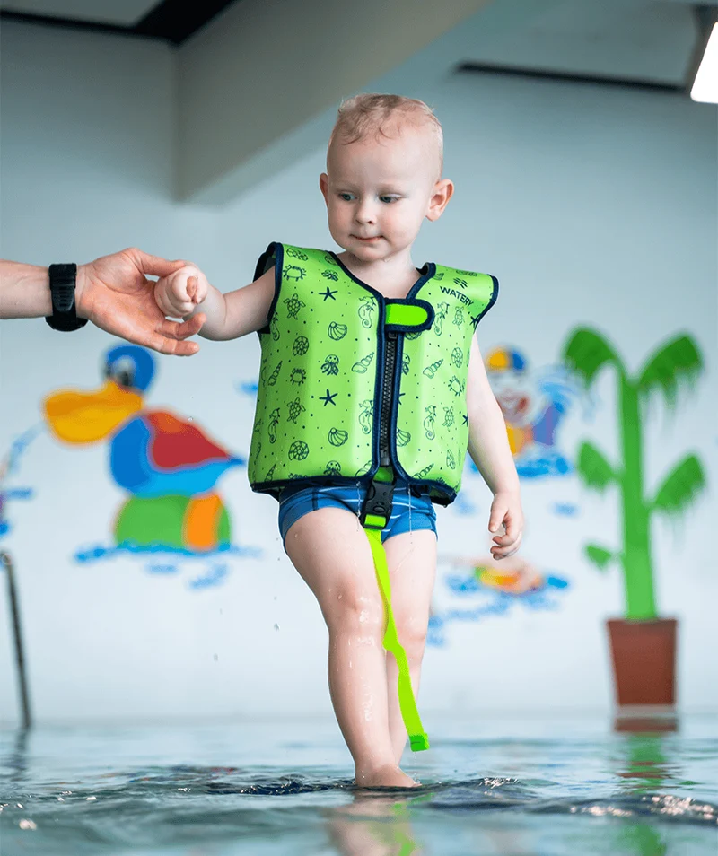 Watery Schwimmweste für Kinder (1-6) - Splashy - Grün