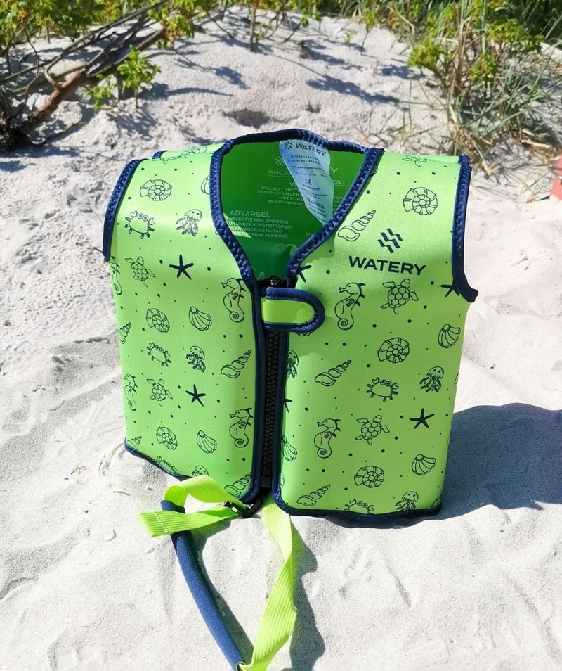 Watery Schwimmweste für Kinder (1-6) - Splashy - Grün