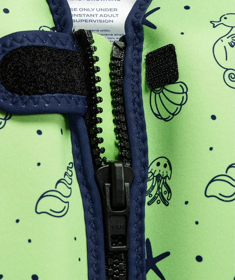 Watery Schwimmweste für Kinder (1-6) - Splashy - Grün