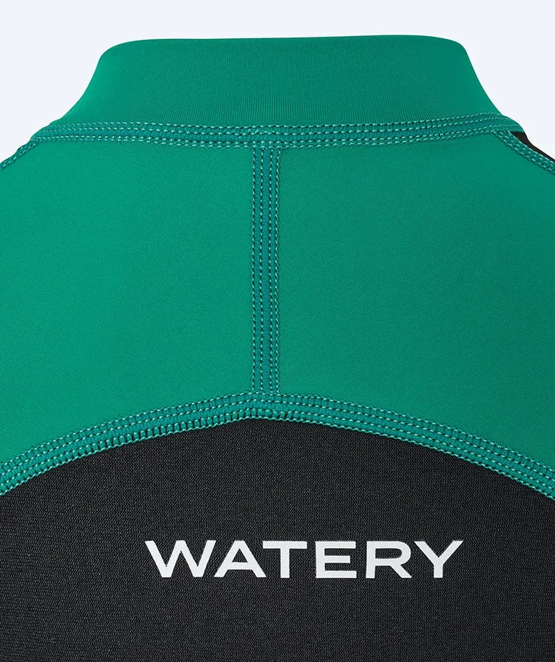 Watery UV Neoprenanzug für Kinder - Calypso Langarm - Grün/Schwarz