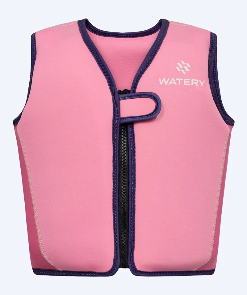 Watery Schwimmweste für Kinder (2-8) - Basic - Rosa