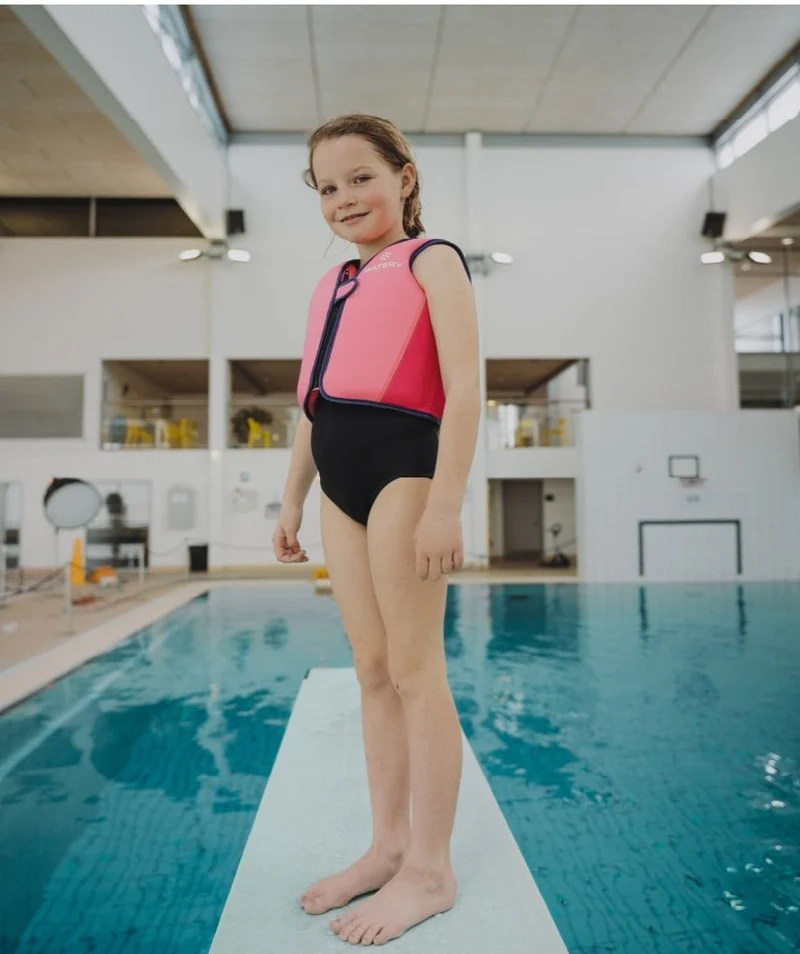 Watery Schwimmweste für Kinder (2-8) - Basic - Rosa