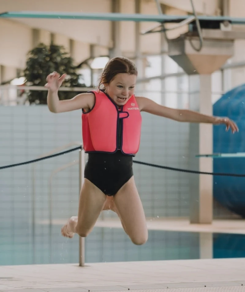 Watery Schwimmweste für Kinder (2-8) - Basic - Rosa