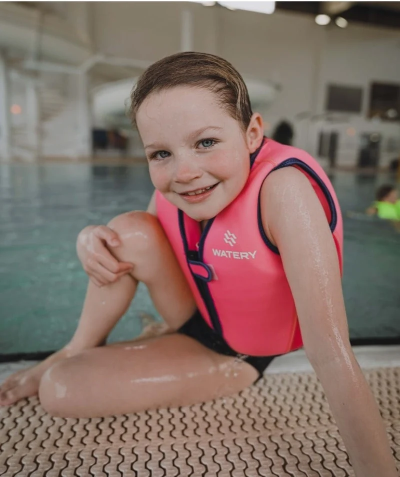 Watery Schwimmweste für Kinder (2-8) - Basic - Rosa