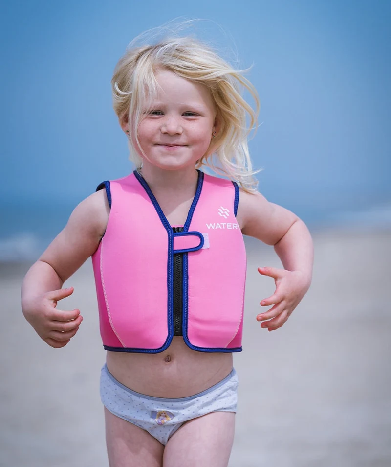 Watery Schwimmweste für Kinder (2-8) - Basic - Rosa