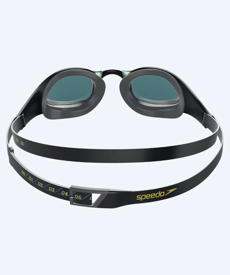 Speedo Elite Schwimmbrillen - Fastskin Pure Focus Mirror - Grau/Gold (Mirror Scheiben)