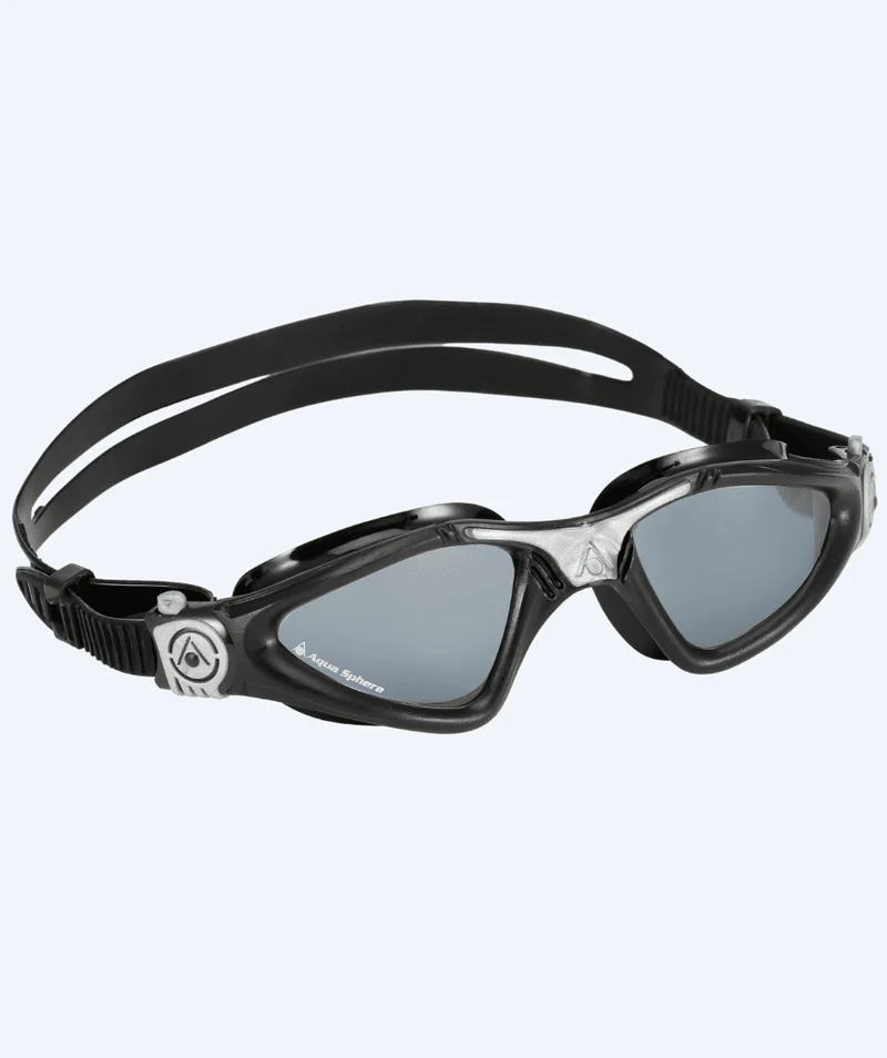 Aquasphere Schwimmbrille für Damen - Kayenne - Schwarz/Silber