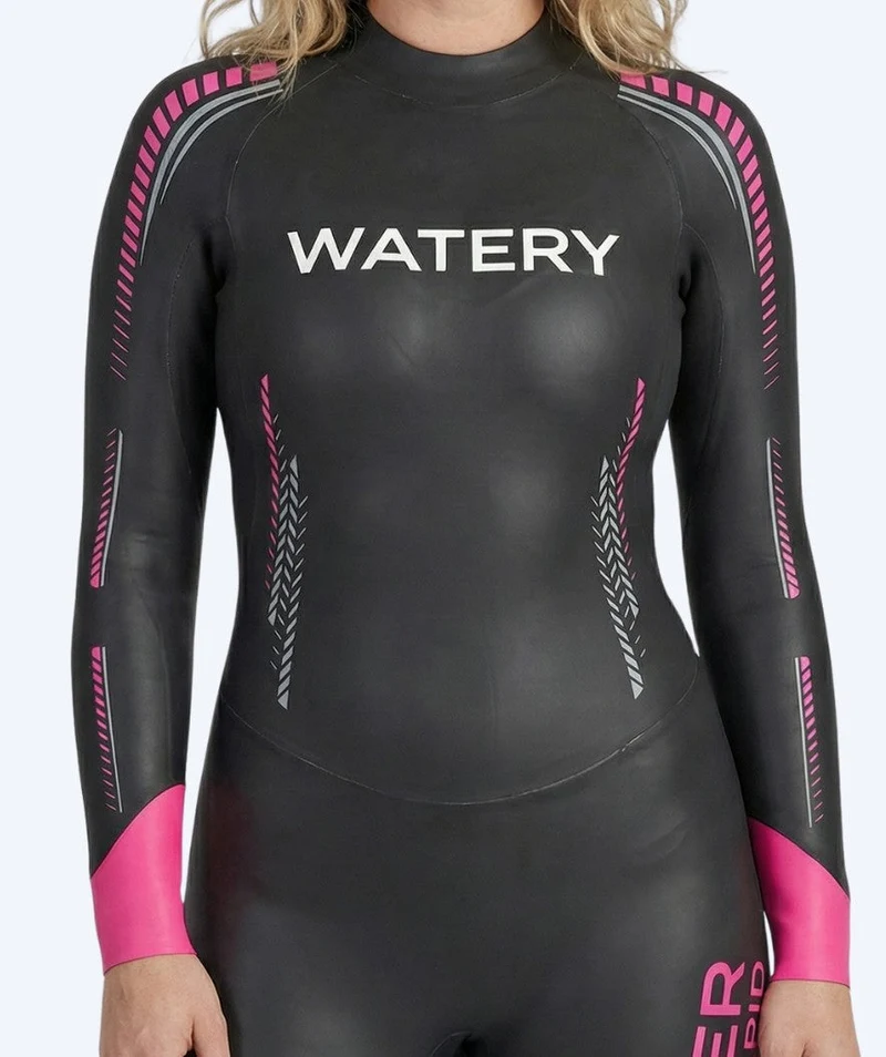 Watery Neoprenanzug für Damen - Calder Rapid - Schwarz/pink