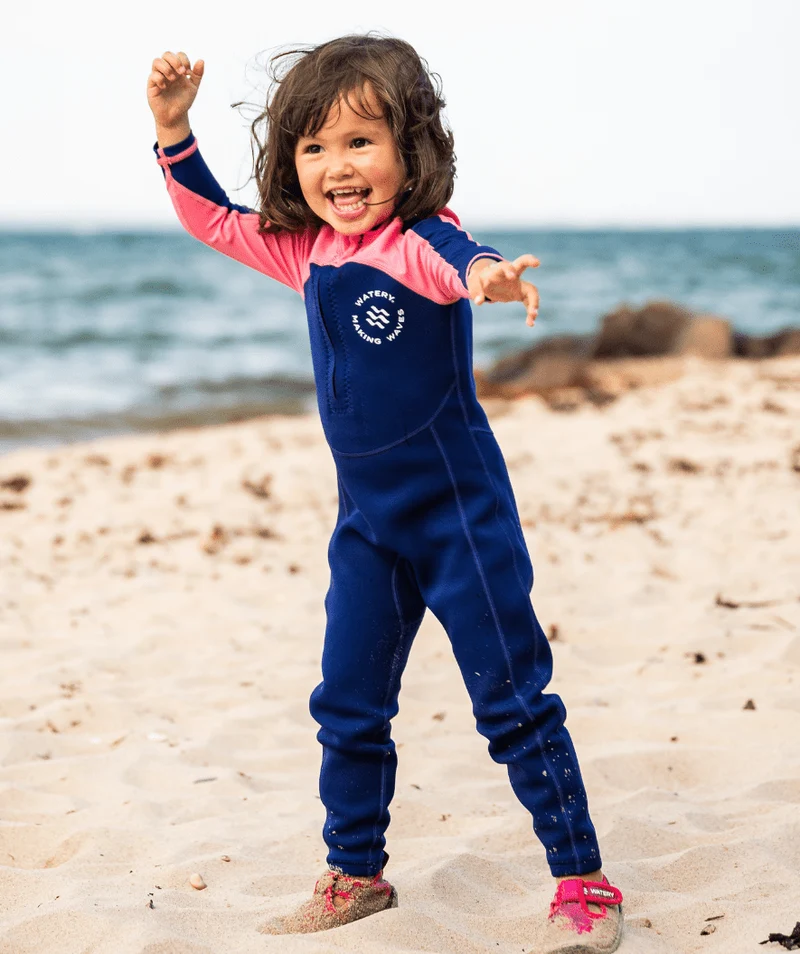 Watery UV Neoprenanzug für Kinder - Calypso Full-Body - Rosa