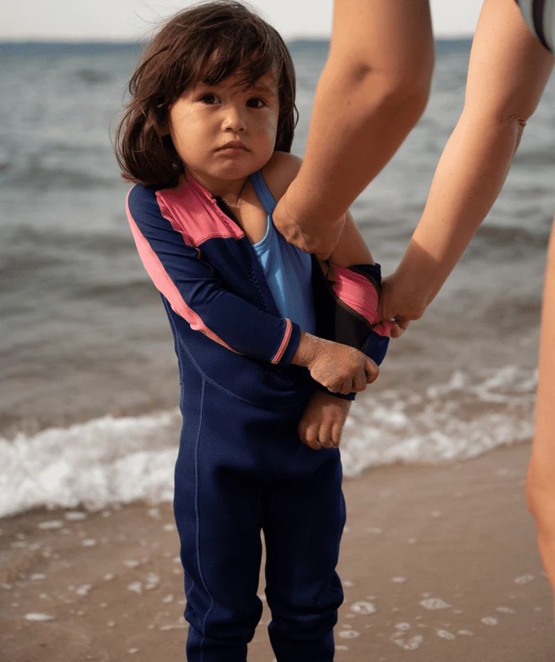 Watery UV Neoprenanzug für Kinder - Calypso Full-Body - Rosa