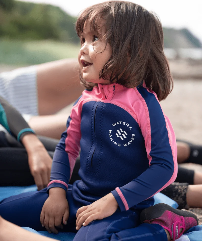 Watery UV Neoprenanzug für Kinder - Calypso Full-Body - Rosa