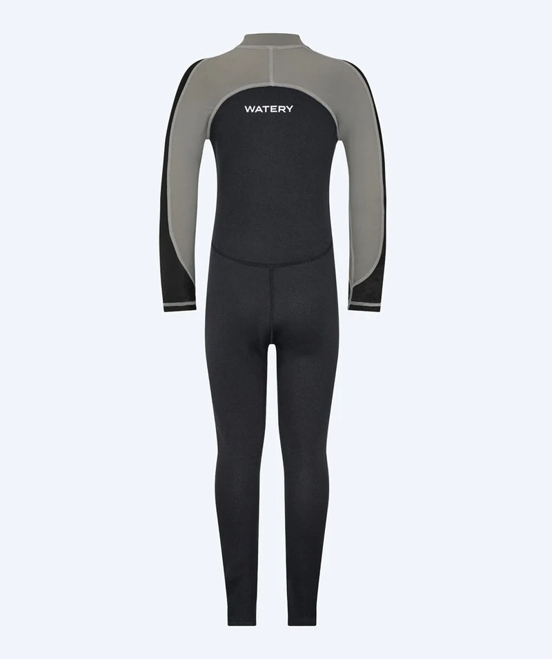 Watery UV Neoprenanzug für Kinder - Calypso Full-Body - Grau/Schwarz