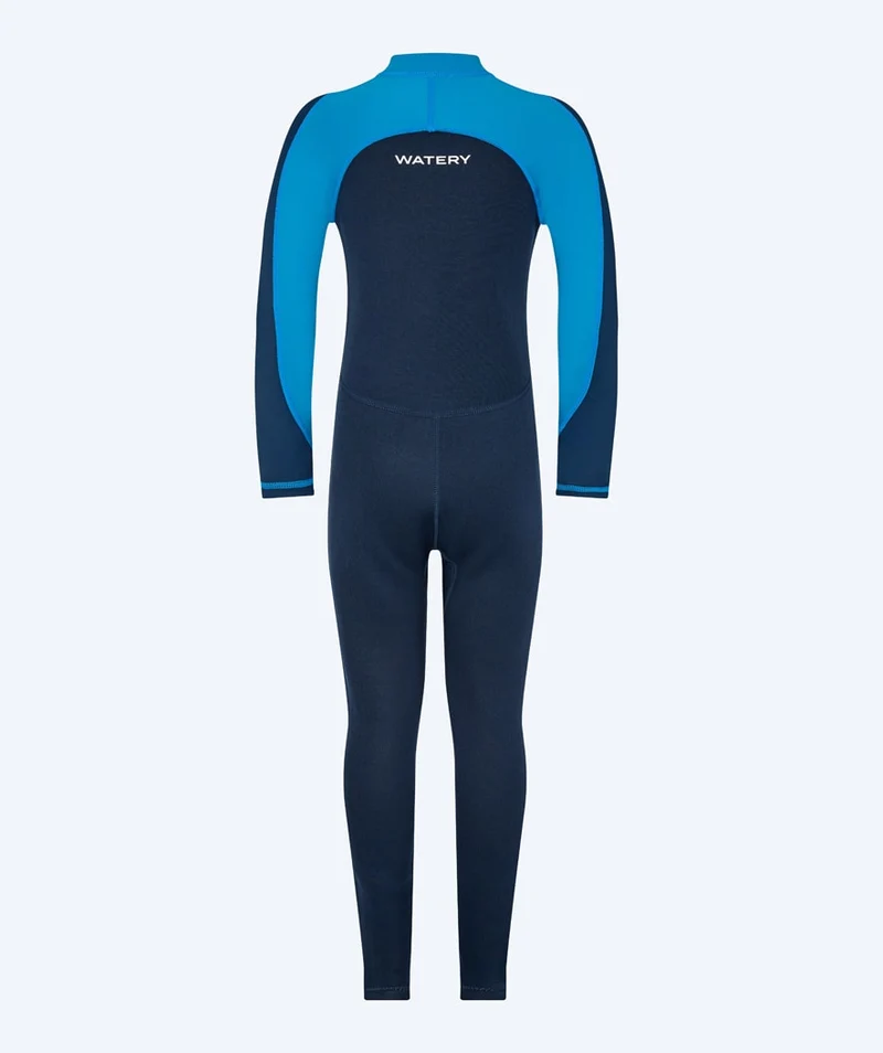 Watery UV Neoprenanzug für Kinder - Calypso Full-Body - Blau/Dunkelblau