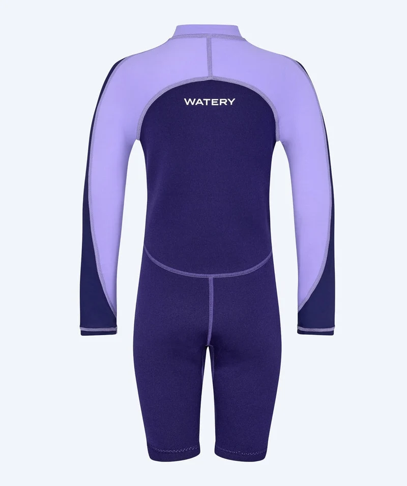 Watery UV Neoprenanzug für Kinder - Calypso Langarm - Lila