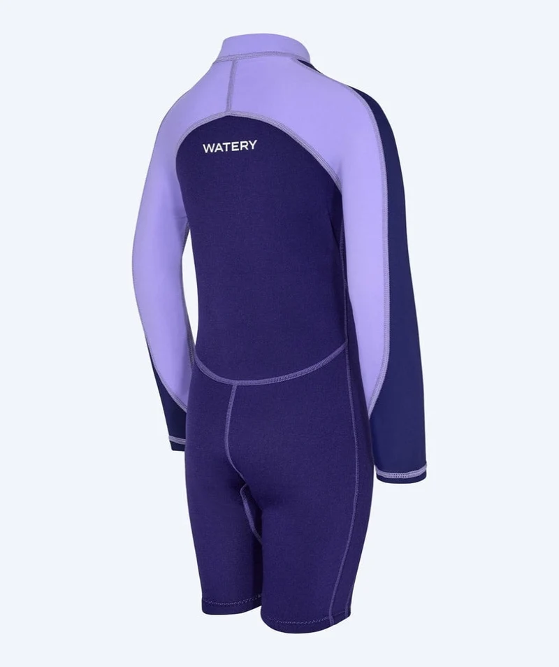 Watery UV Neoprenanzug für Kinder - Calypso Langarm - Lila