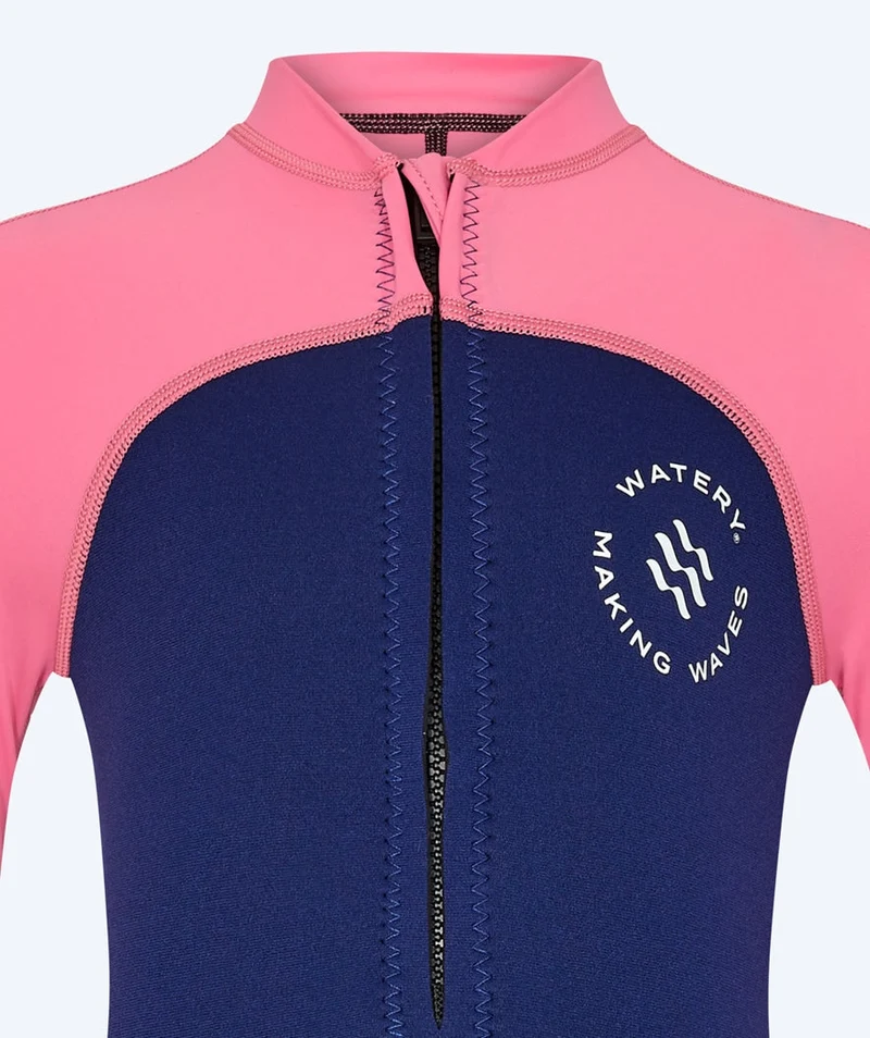 Watery UV Neoprenanzug für Kinder - Calypso Langarm - Rosa