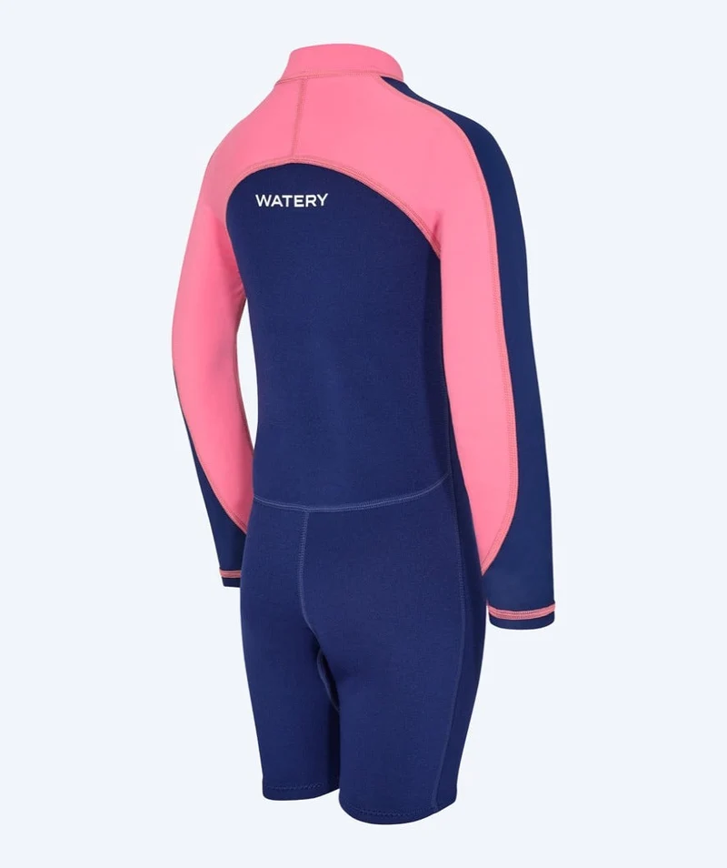 Watery UV Neoprenanzug für Kinder - Calypso Langarm - Rosa