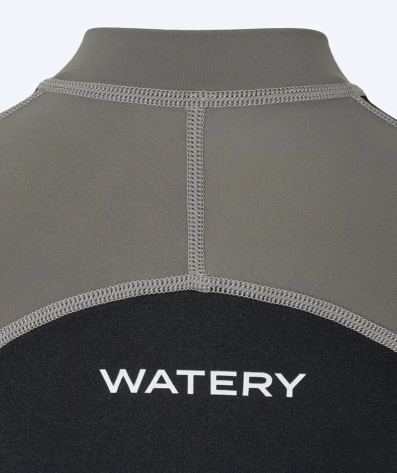 Watery UV Neoprenanzug für Kinder - Calypso Langarm - Grau/Schwarz
