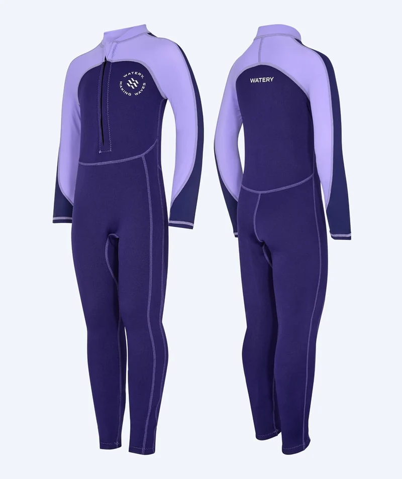 Watery UV Neoprenanzug für Kinder - Calypso Full-Body - Lila