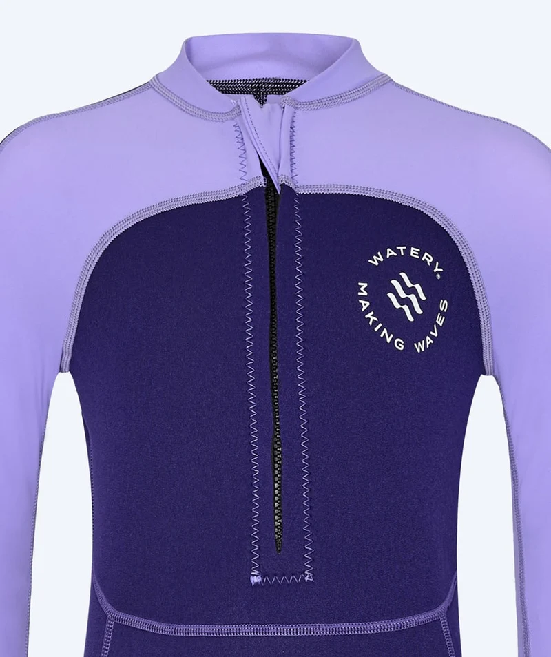 Watery UV Neoprenanzug für Kinder - Calypso Full-Body - Lila