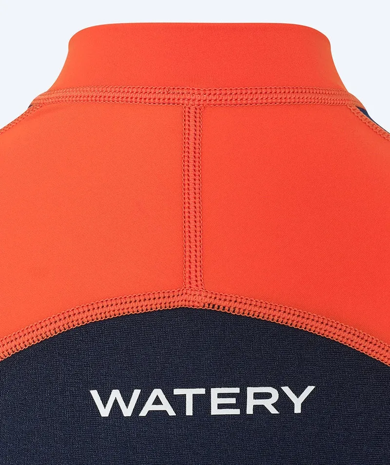Watery UV Neoprenanzug für Kinder - Calypso Full-Body - Orange/Blau