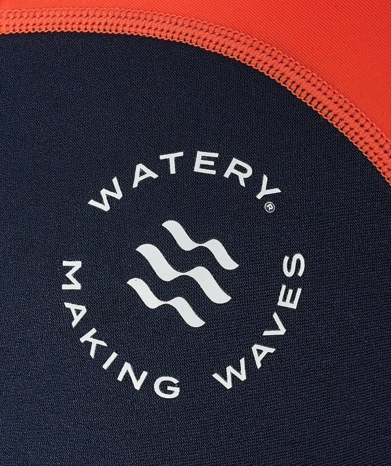 Watery UV Neoprenanzug für Kinder - Calypso Full-Body - Orange/Blau