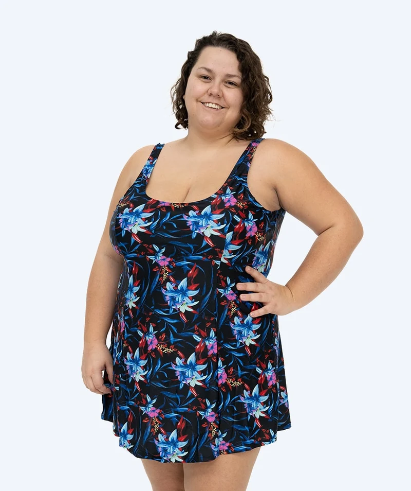 Watery Badeanzug mit Rock für Damen - Laguna - Arvin Blue