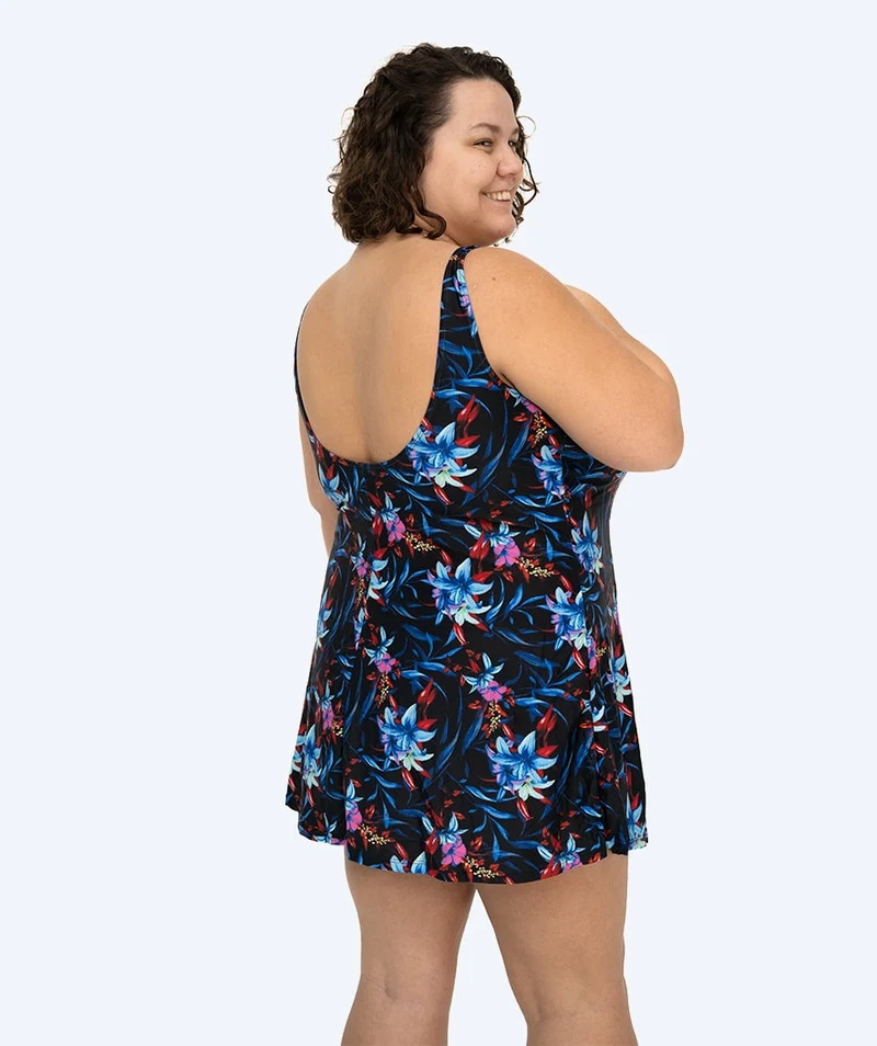 Watery Badeanzug mit Rock für Damen - Laguna - Arvin Blue