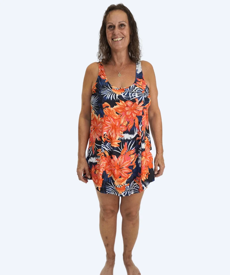Watery Badeanzug mit Rock für Damen - Laguna - Arvin Orange