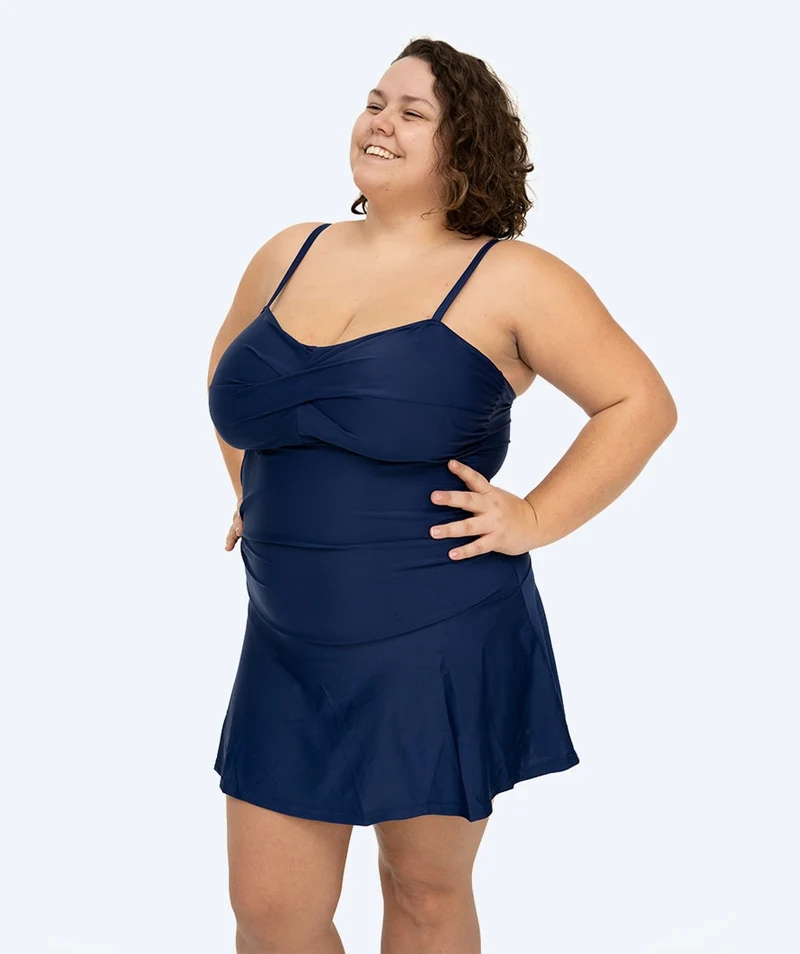 Watery Badeanzug mit Rock für Damen - Lana - Dunkelblau