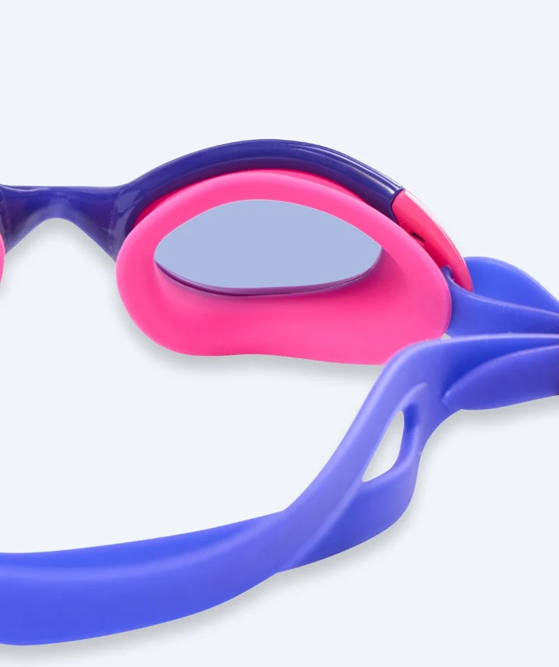 Watery Schwimmbrille für Kinder - Wade Active - Lila/Rosa (Blau Scheiben)
