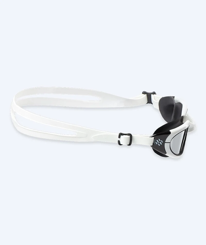 Watery Schwimmbrille für Freizeitschwimmer - Wade Mirror - Schwarz/Silber