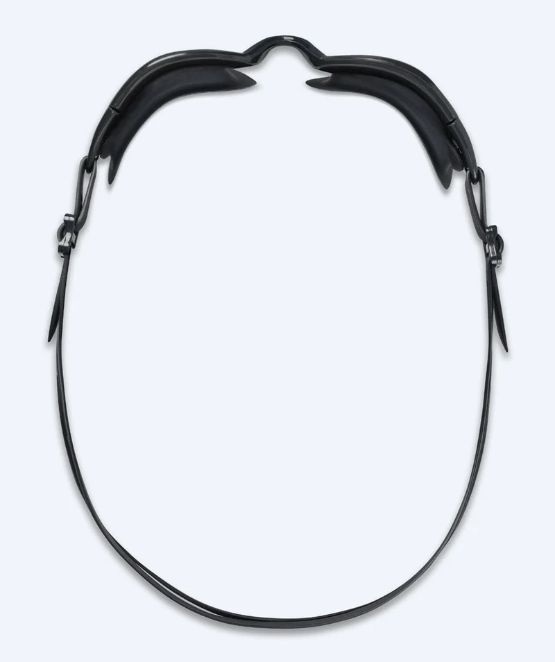 Watery Schwimmbrille für Freizeitschwimmer - Wade Active - Schwarz (Smoke Scheiben)