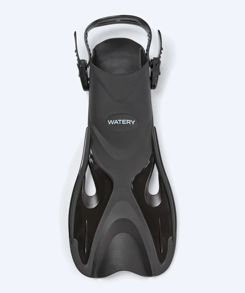 Watery Kurzflosse für Schwimmer - Fisher - Schwarz
