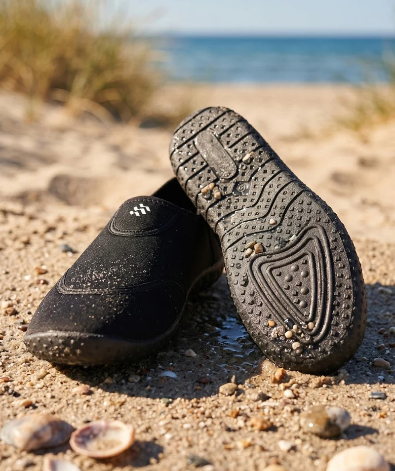 Watery Schwimmschuhe für Erwachsene - Rocky - Schwarz
