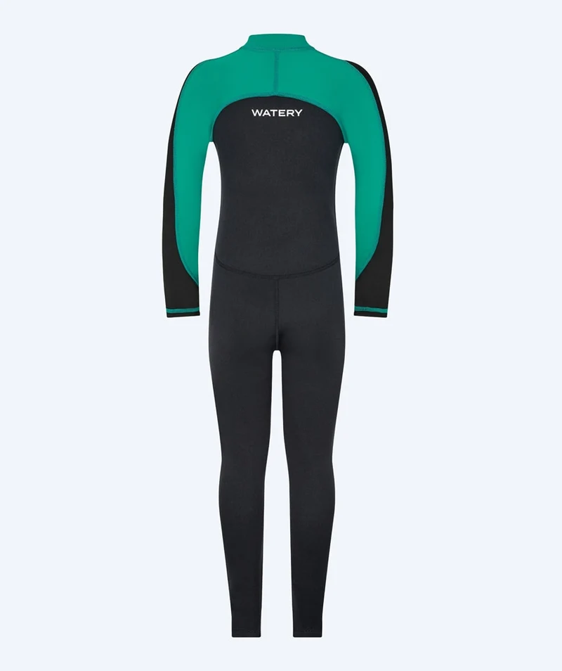 Watery UV Neoprenanzug für Kinder - Calypso Full-Body - Grün/Schwarz