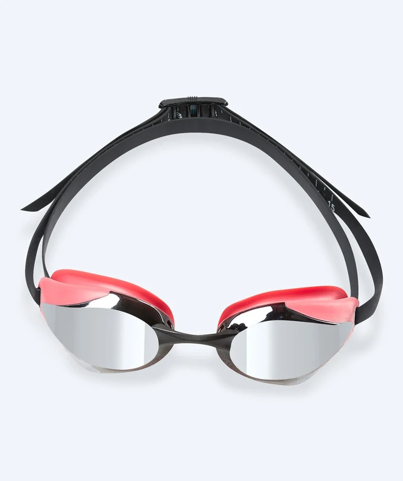 Watery Elite Schwimmbrillen - Poseidon Ultra Mirror - Rosa/Silber
