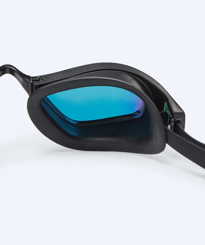 Watery Elite Schwimmbrillen - Storm Racer Mirror - Schwarz/Gold