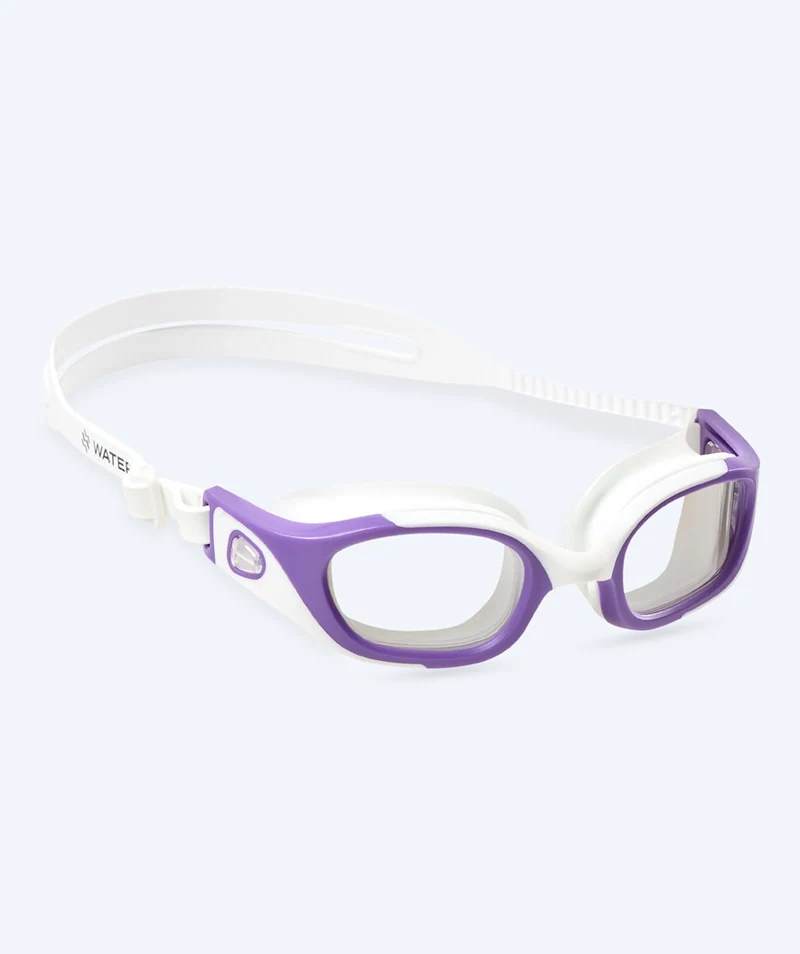 Watery Schwimmbrille für Freizeitschwimmer - Clyde Active - Lila/Klar