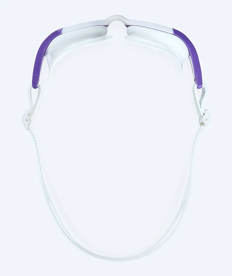 Watery Schwimmbrille für Freizeitschwimmer - Clyde Active - Lila/Klar