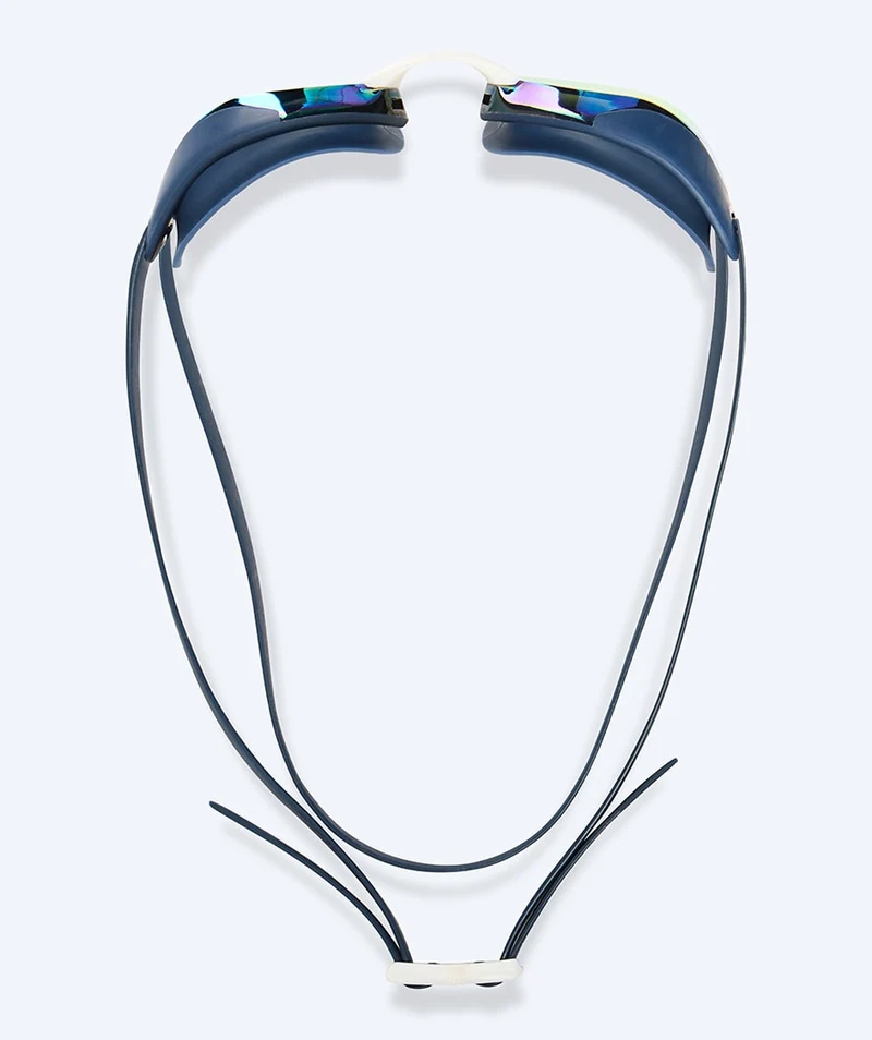 Watery Elite Schwimmbrillen - Poseidon Ultra Mirror - Dunkelblau/Gold