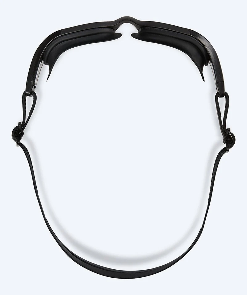 Watery Schwimmbrille für Freizeitschwimmer - Clyde Active - Schwarz (Smoke Scheiben)
