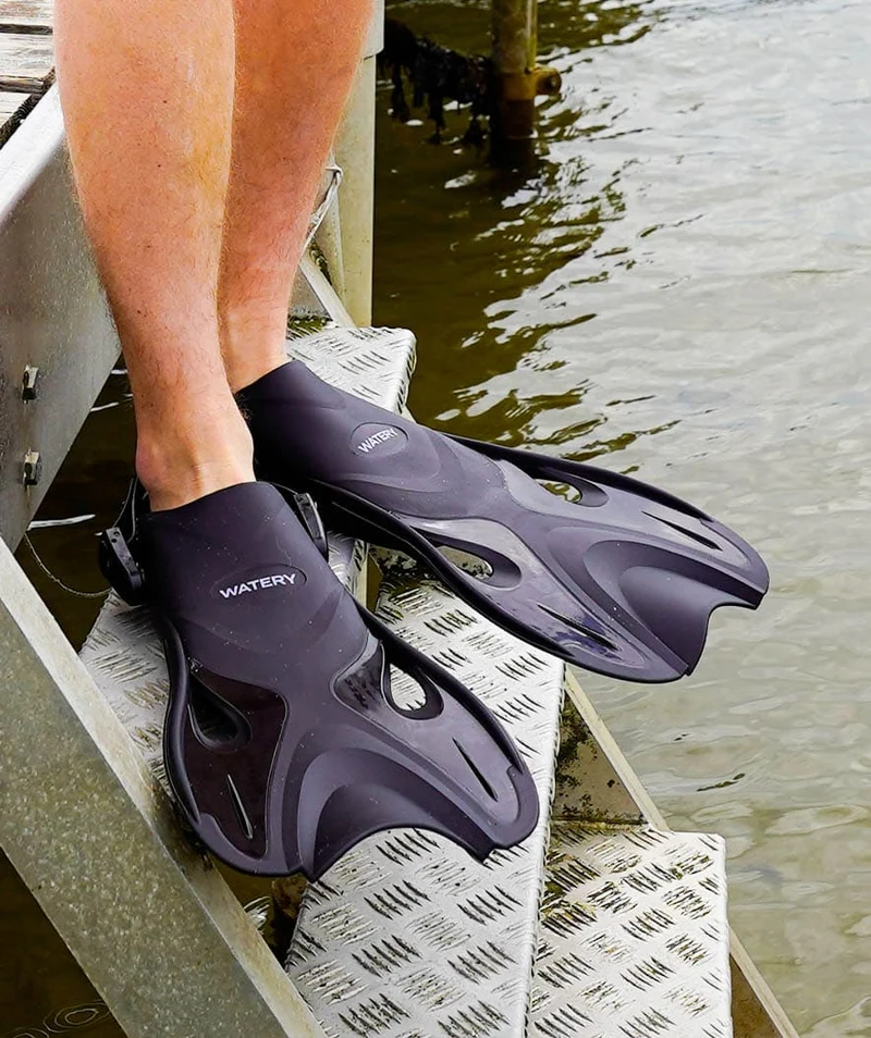 Watery Kurzflosse für Schwimmer - Fisher - Blau