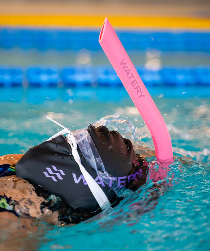 Watery Mittelschnorchel für Junioren (10-16) - Hydrolite - Rosa