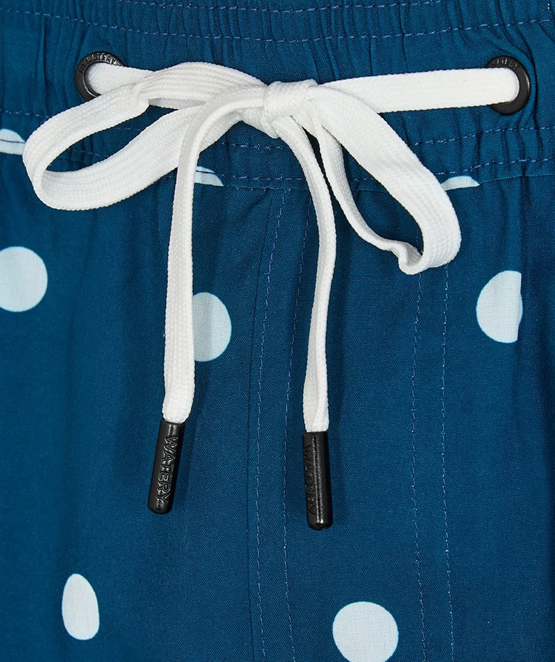 Watery Badeshorts für Herren - Clifford Eco - Dunkelblau/Weiß